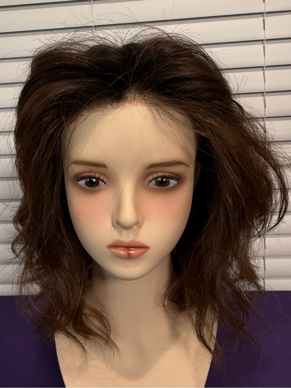 Brown Women's Lace Front Wig - beautiful Hazelnut color